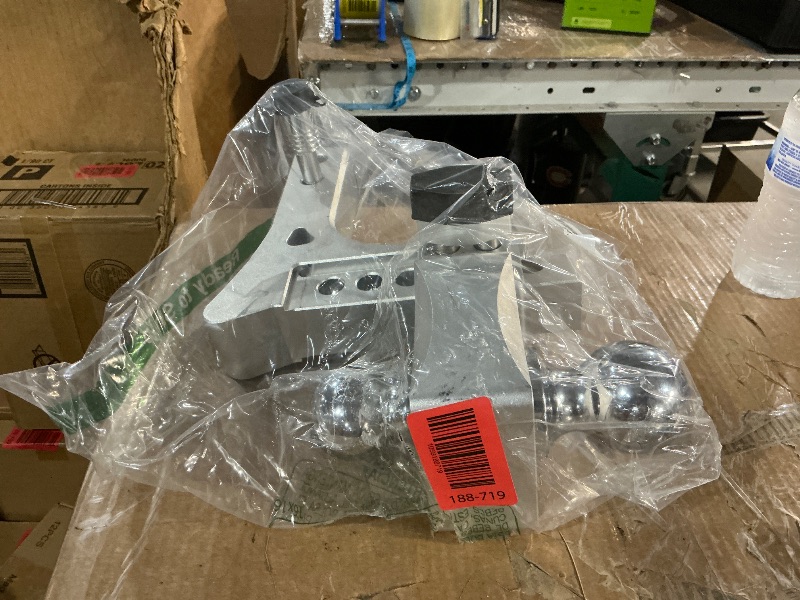 Photo 1 of (used) Tlvuvmo Adjustable Trailer Hitch -6 Inch Drop Hitch (Fits 2-Inch Receiver), 21,500 LBS GTW Heavy Duty Aluminum Tow Hitches, (2'' & 2-5/16'') Chrome Steel Tow Balls & 2 Anti-Theft Locks