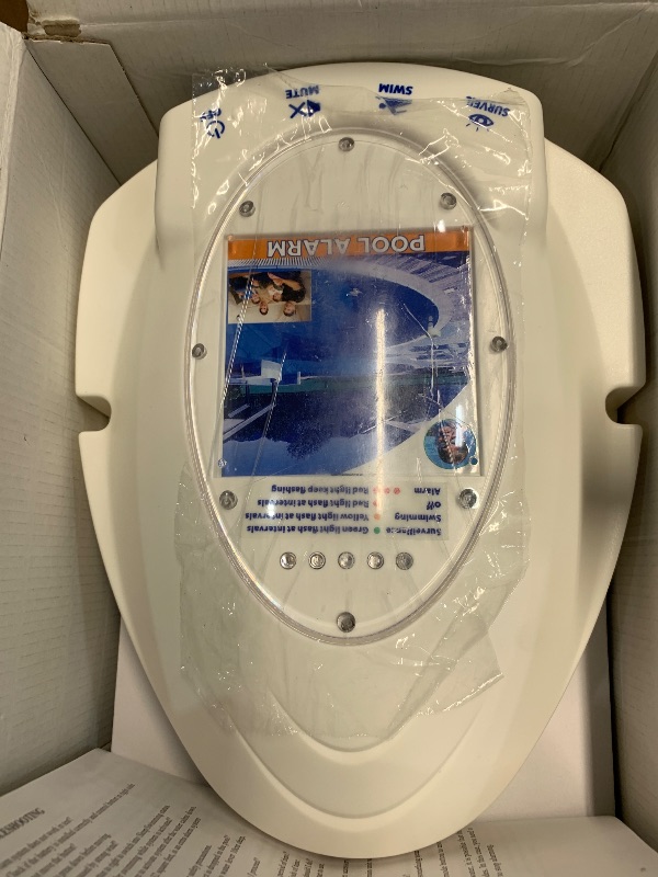 Photo 1 of (used item) Pool Alarm with Remote Receiver, Pool Underwater Drown Monitor System, Battery Powered Poolside Alarms