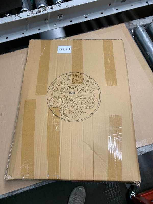 Photo 1 of (UNTESTED) (PARTIAL SET) Music Punching Machine Boxing for Kids/Adults, 9 Modes & 9 Speeds Bluetooth Arcade Machine with Boxing Gloves, Large Size Wall Mounted Punching Boxing Equipment