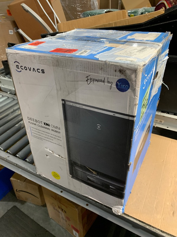 Photo 1 of *********************The dock does not power on at all***************
ECOVACS DEEBOT X2 Omni Robot Vacuum and Mop, 8000Pa Suction, 15mm Lift, Omni Station with Hot Water Mop Washing, Self-Emptying, Hot Air Drying, Auto-Refill, Obstacle Avoidance,Black