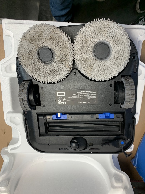 Photo 1 of *********************The dock does not power on at all***************
ECOVACS DEEBOT X2 Omni Robot Vacuum and Mop, 8000Pa Suction, 15mm Lift, Omni Station with Hot Water Mop Washing, Self-Emptying, Hot Air Drying, Auto-Refill, Obstacle Avoidance,Black