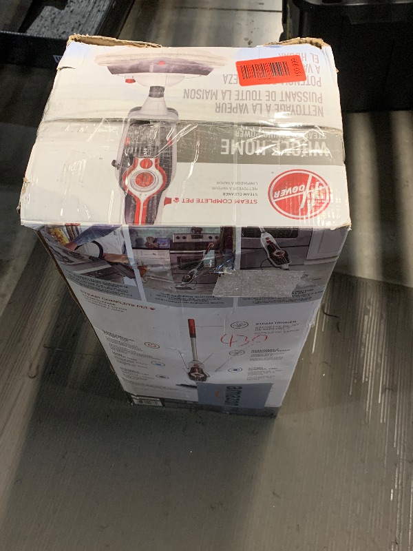 Photo 1 of ****************MISSING SOME ACCESSORIES**************'
Hoover Steam Complete Pet Steam Mop, Hard Floor Cleaner Machine, 10-in-1 Multipurpose Cleaner Machine, Removable Handheld Steamer, Ideal for Hardwood, Vinyl, Tile, Grout and More