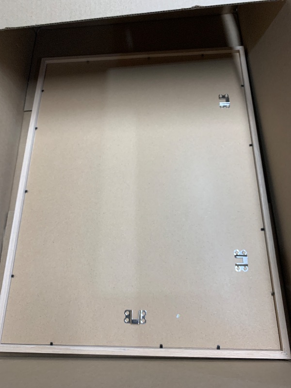 Photo 1 of (only one) Yaetm 18x24 Poster Frame Set of 4, Natural Solid Oak Wood Frame 18x24 for Photos, Posters & Art Prints