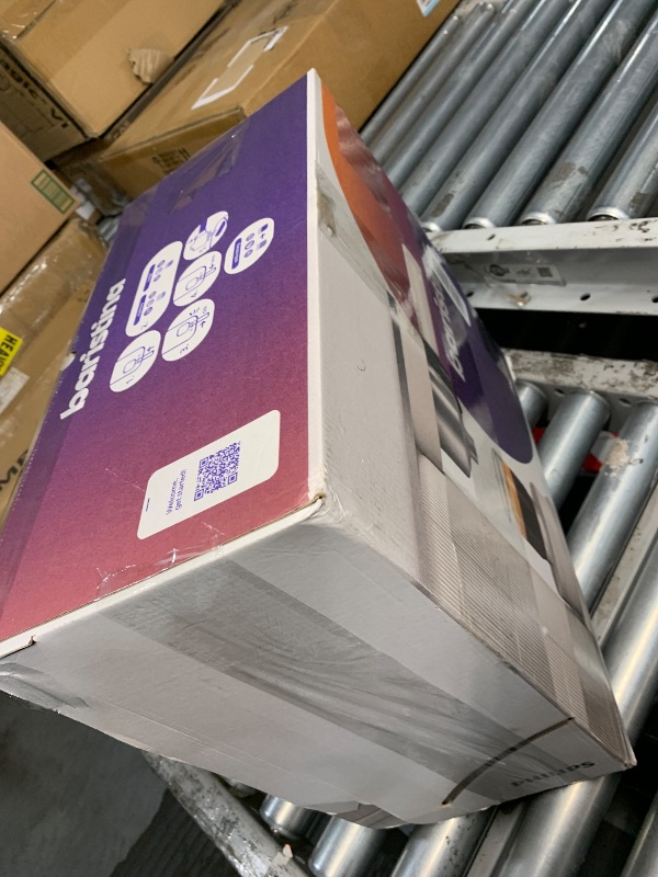 Photo 1 of ** FOR PARTS ONLY** Philips Baristina Espresso Machine, Grind, Tamp & Brew Coffee Beans in One Swipe, Compact, 16 Bar Pump Pressure, Automatic Grinder, Natural White with White Portafilter (BAR300/00)