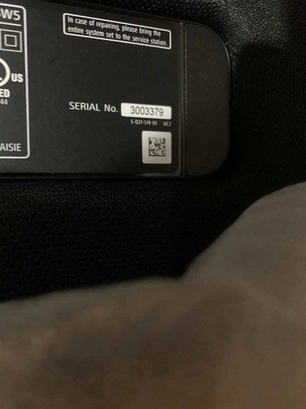 Photo 1 of (used) Sony SA-SW5 Wireless Subwoofer for BRAVIA THEATER (BAR 9, BAR 8, QUAD), HT-A9/A7000/A5000/A3000/S2000 and STR-AN1000