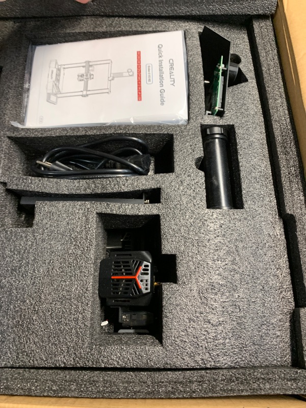 Photo 1 of ***(MISSING PARTS/ UNABLE TO TEST)***
Creality Ender-3 V3 KE 3D Printer, 500 mm/s High-Speed Printing with Auto-Leveling, Sprite Direct Extruder Supports 300? Printing, Ultra-Smooth and Stable, 220×220×250 mm Print Volume