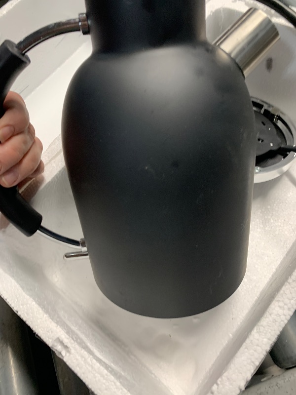 Photo 1 of ***(PARTS ONLY/ NON FUNCTIONAL)***ASCOT Electric Kettle, Electric Tea Kettle Hot Water Kettle Stainless Steel Kettle 1.6L 1500W Retro Tea Heater & Boiling Water, Auto Shut-Off and Boil-Dry Protection (Black)
