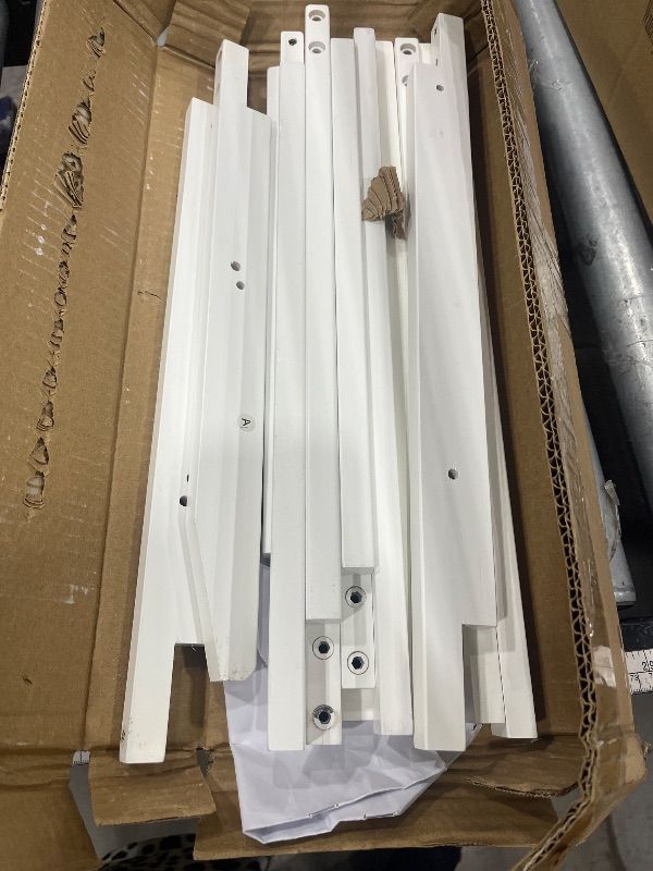 Photo 1 of (MISSING HARDWARE) POXAKA Blanket Ladders for The Living Room, 5-Tier Blanket Holder, Wall-Leaning Blanket Rack, Ladder Shelves, Wooden Quilt Ladder, Farmhouse Decor, Scarf Ladder Shelves for Living Room, Bedroom