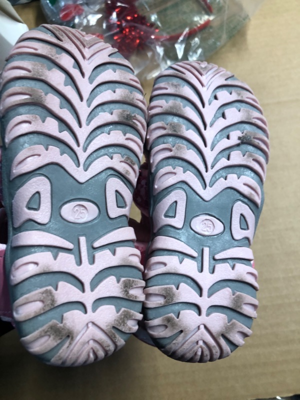 Photo 1 of ***(HEAVILY USED/ MINOR DAMAGE)***Apakowa Kid's Girl's Soft Sole Close Toe Sport Beach Sandals (Toddler/Little Kid)