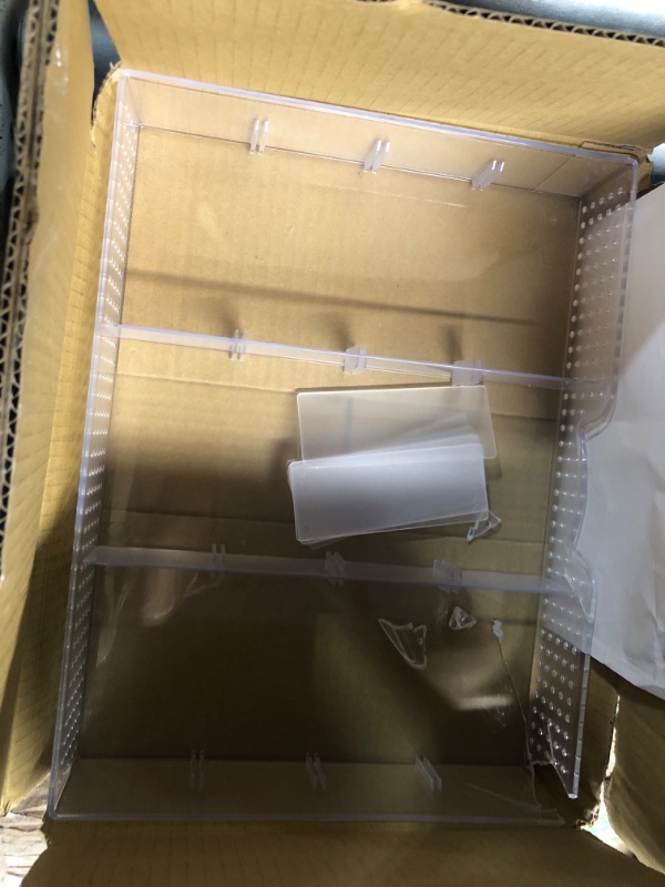 Photo 1 of ***(minor damage)***Simple Houseware Drawer Organizer Tray with 9 Adjustable Compartments, Clear