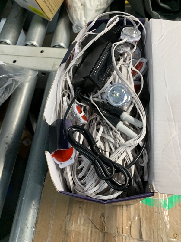 Photo 1 of ***(USED/ UNABLE TO TEST ITEM)***CETELUMA 300FT Permanent Outdoor RGB Lights, IP67 Waterproof Smart Eave Lighting, with App/Remote Control Eaves Light, DIY LED Scenes Modes for House Roof Decor,Christmas,Party,All Holiday and Daily.