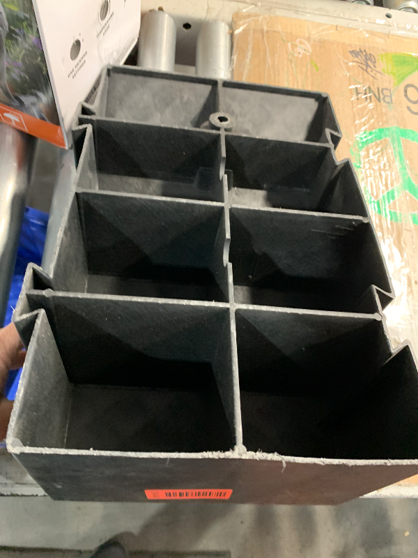 Photo 1 of ***(MISSING BOLT)***LOEQIAN Plastic Curb Ramp 6.3" Rise Height Heavy Duty Driveway Curb Ramps, Threshold Ramp for Forklifts, Trucks, Buses, Cars, Wheelchairs, Bikes - 9.8 L x 15.75 W (Black)