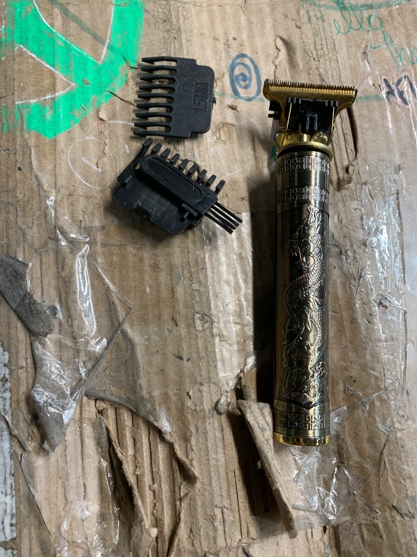 Photo 1 of ***(MISSING CHARGER/ UNABLE TO TEST ITEM)***Luwihou Beard Trimmer for Men-Hair Clippers for Men-Cordless Rechargeable Hair Clipper and Trimmer-Beard Shaver Barbershop?Gold?