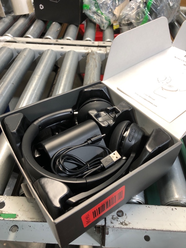 Photo 1 of (Upgraded Version) Wireless Headset, Bluetooth Headset with Noise Cancelling Microphone, Best Headphones with Mic Mute & USB Dongle for PC/Computer/Laptop/Cell Phones/Remote Work/Call Center