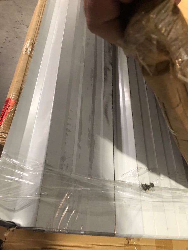 View 5 of ***TRUCK/TRAILER***
Extra-Wide Coverage Metal Roof Panels (72"x33"), Corrugated Galvanized Steel with Screws, Waterproof for Warehouse, Industrial Shed, Garage, Patio Roofing, 7 boxes 12 Pcs Gray