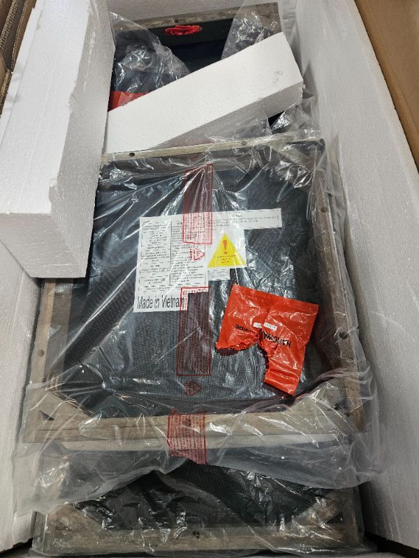 Photo 1 of **MISSING 2 BOXES, ONLY BOX 2** Merax 6-Piece Retro Dining Set 4 Upholstered Chairs and 1 Bench for Dining Room and Kitchen, Antique Gray