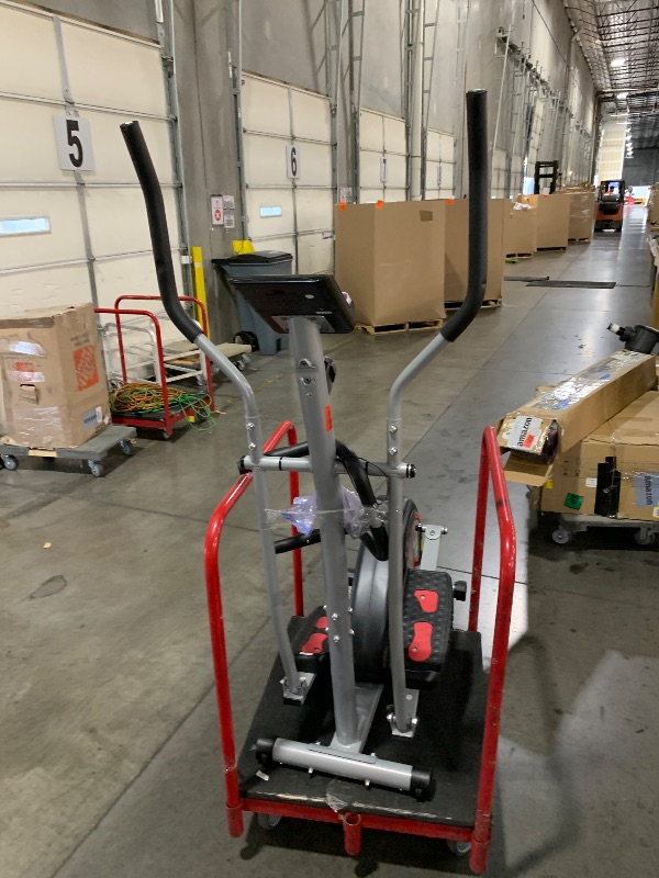 View 3 of ***MISSING HARDWARE*** ANCHEER Elliptical Exercise Machine, Elliptical Trainer for Home Gym, Exercise Equipment 500Lbs Max Weight, Ultra-Silent Elliptical Machine, with Pulse Rate Grips, LCD & Smooth Resistance Levels ***TRUCK OR TRAILER PICKUP***
