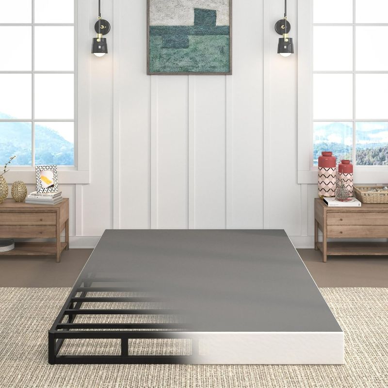 View 1 of ***MISSING COVER***TRUCK/TRAILER PICKUP ONLY***
7 Inch King Size Box Spring, Heavy Duty Metal Mattress Foundation, 3000 lbs Capacity, High Profile, Noise-Free, Easy Assembly with Fabric Cover
***RETAILS $70***