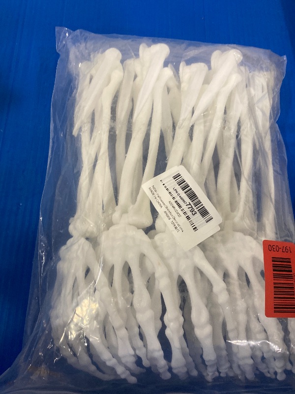 Photo 1 of 10 PCS Halloween Skeleton Hands Decoration, Skeleton Arms with Lawn Stakes, Skeleton Hands for Garden Lawn Graveyard Decor, Skeleton Stakes Yard Sign, Outdoor Indoor Party Supply, Halloween Props