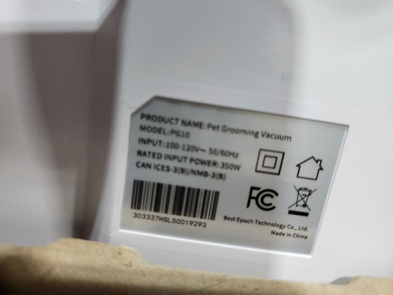 Photo 1 of (major usage) ubrobo Dog Grooming Vacuum, Dog Grooming Kit with Pet Clippers, 12,000Pa Pet Hair Vacuum for Dogs, Low Noise Home Cleaning Tool in 1, PG10