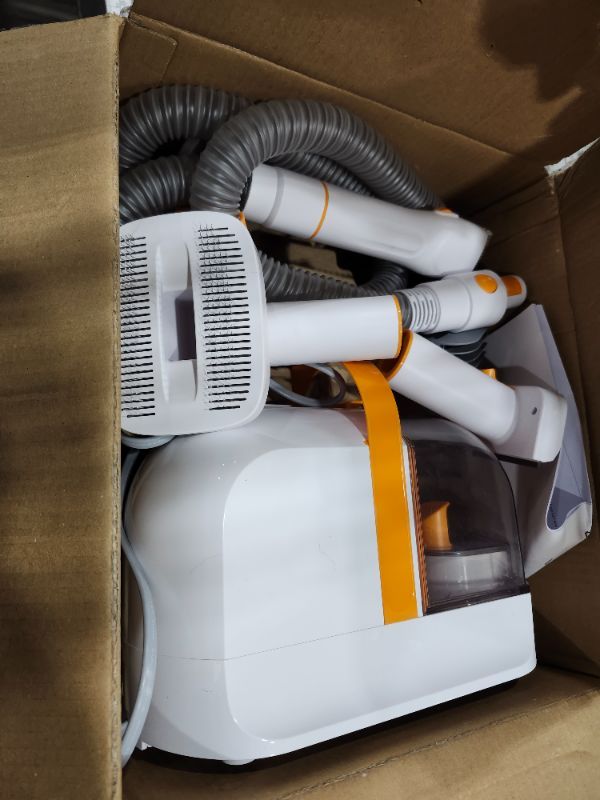 Photo 1 of (major usage) ubrobo Dog Grooming Vacuum, Dog Grooming Kit with Pet Clippers, 12,000Pa Pet Hair Vacuum for Dogs, Low Noise Home Cleaning Tool in 1, PG10