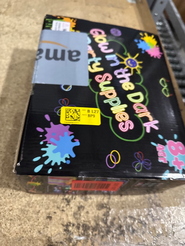 Photo 1 of 150PCS Glow in the Dark Party Supplies for Kids Adults, Light Up Party Favors with Light Up Glasses, Headband, Rings, 100 Glow Sticks Bulk Party Pack DIY Glow Necklaces Bracelets, Neon Party Supplies