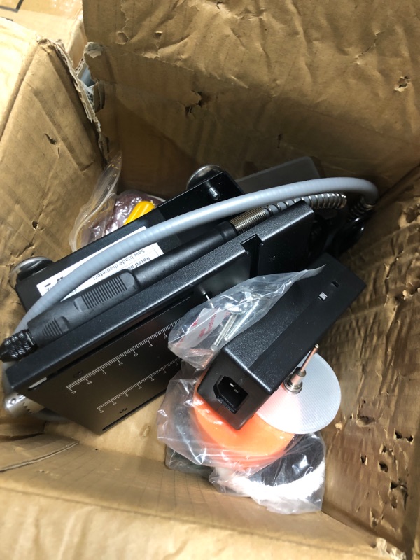 Photo 1 of (used)(incomplete) Saker Mini Multi-Functional Table Saw,Mini Tables Saws for Crafts,Portable Compact Desktop Electric Saw for Wood Cutting