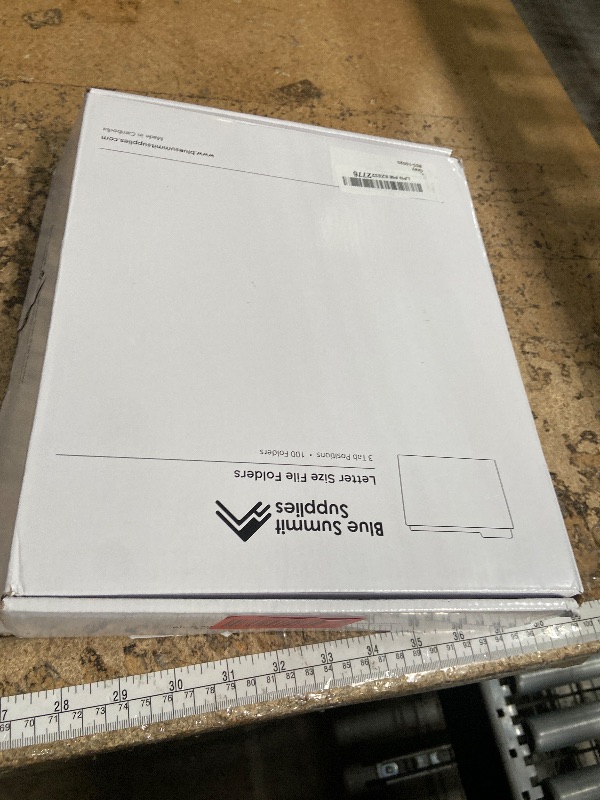 Photo 1 of 100 Blue Summit Supplies Gray File Folders Letter Size - Durable 11pt Grey Folders, 1/3 Cut 3 Tabs Gray Folders, Holds Letter Size Documents