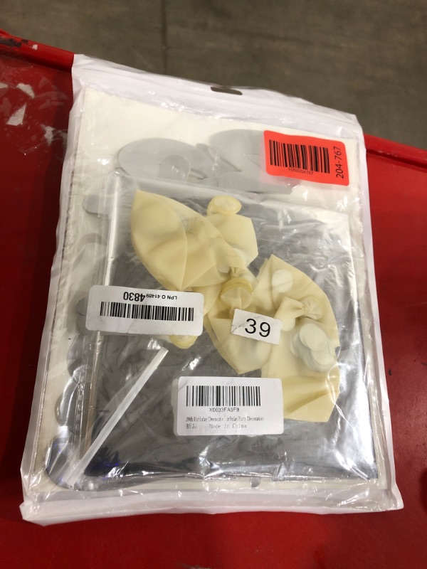 Photo 1 of 39th Birthday Decoration Happy Birthday Banner Balloons 39 Years Old Birthday Party Supplies Helium Balloons Number 39 Balloons Latex Balloon Foil Balloon, 39th Silver Birthday Party Decoration