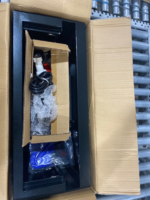 Photo 1 of ***SEE NOTES***
Alpine Corporation Mirror Waterfall Fountain with Stones and Lights - Zen Indoor/Outdoor Decor for Office, Living Room, Patio, Entryway - 72 Inches