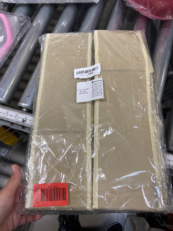 Photo 1 of 12 Pack Drawer Organizers, Drawer Dividers Storage Bins, Foldable Drawer Organizers for Clothing, Cloth Clothes Drawer Organizer for Underwear,Folded Clothes,Baby Clothing,Socks,Bra,Towels,Ties