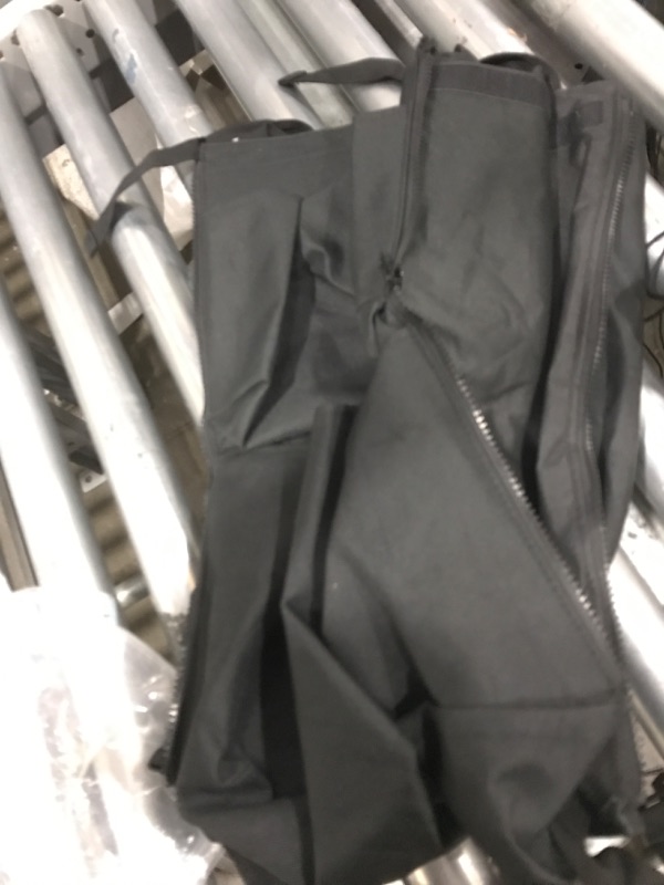 Photo 1 of **PARTIAL SET/MISSING PIECES** Hanging Car Trunk Organizer with Cooler, Large Pockets, Zippers Detachable Seat Back Waterproof Car Storage Trunk Organizer for Jeeps, SUVs, Black