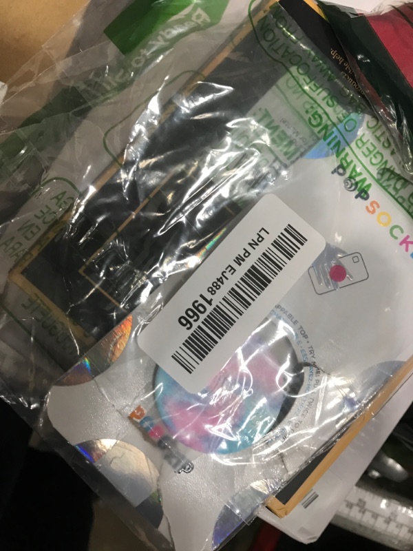 Photo 1 of ????PopSockets Phone Grip with Expanding Kickstand, Marble PopGrip - Opal Glow