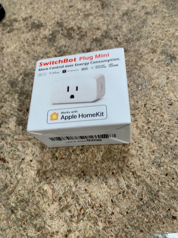 Photo 1 of ?2025 New? SwitchBot HomeKit Smart Plug Mini 15A, No Hub Required, Energy Monitor, WiFi(2.4G Only) Outlet Works with Apple HomeKit, Alexa, Google Home, App Remote Control & Timer Function(1 Pack)