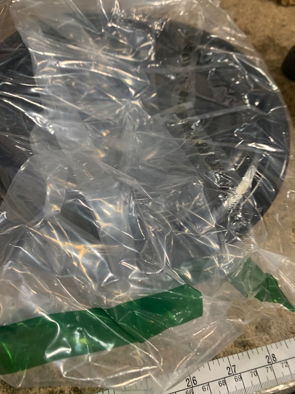 Photo 1 of 4 Pack Black Porcelain Burner Drip Pan By AMI PARTS - Replacement for Ge Hot-point Range Cooktop Includes 1 8-Inch and 3 6-Inch Drip Pans