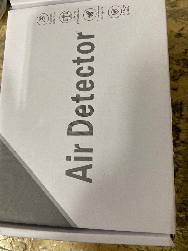 Photo 1 of **ACCURACY INCORRECT*** Air Quality Monitor, Professional Air Quality Detector with CO2 Monitor/HCHO/TVOC/Temperature/Humidity for Home, Hotel, Office, Car