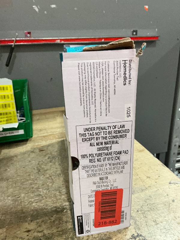 Photo 1 of (USED/FAIR) Homedics Heating Pad, Duel Intensity Vibrating Heated Neck & Shoulder Massage Wrap to Aid & Rejuvenate Sore and Tired Muscles, Black