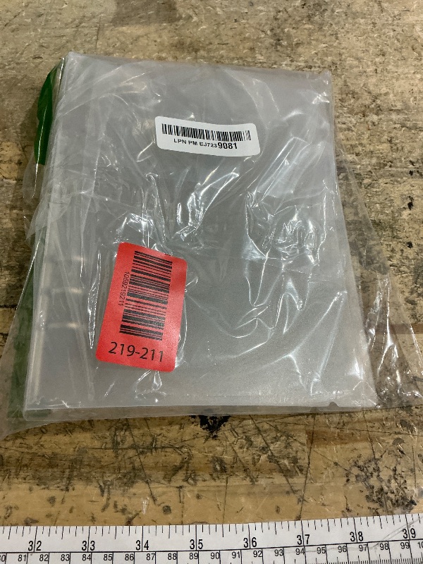 Photo 1 of A5 6 Ring Binder Cover Clean Transparent Soft PVC for Refillable Notebook Shell withMatte surfaceforStamp & Die Storage