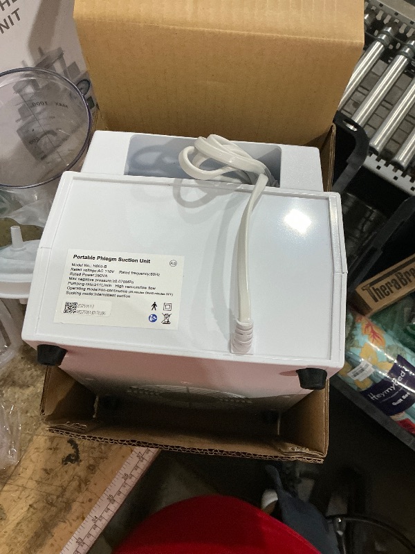 Photo 1 of 1000ml Portable Veterinary Suction Machine for Home Use 110V