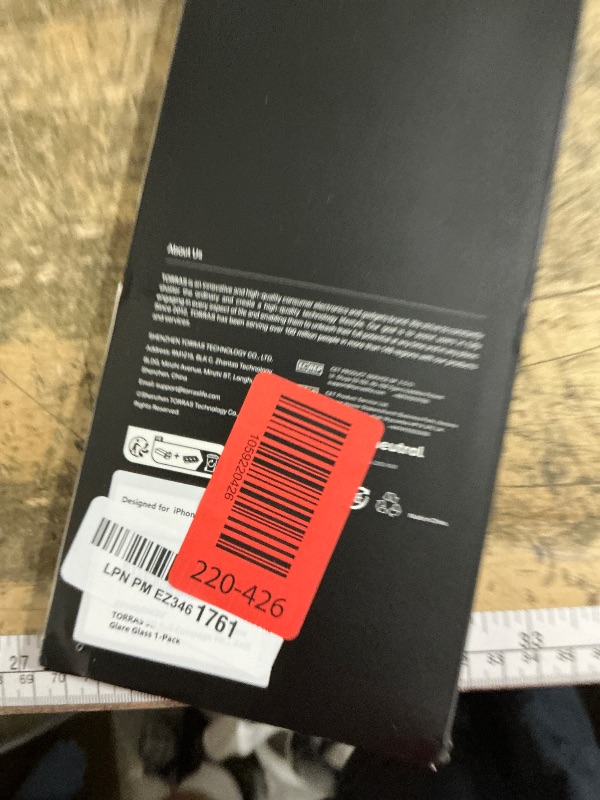 Photo 1 of TORRAS OrigArmor for iPhone 17 Pro Max Screen Protector [100% Anti Reflection][3D Full Coverage Fit] Military-Grade Shatterproof 9H+ Tempered Glass Anti-Scratch Screen Protector 17 ProMax 6.9" 1-Pack