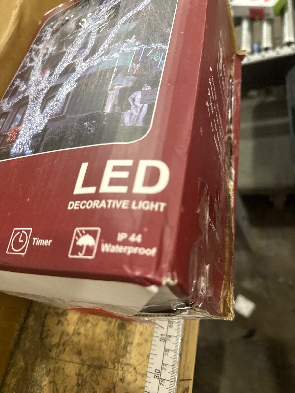 Photo 1 of 1500 LED Christmas Lights Outdoor Use, 492ft 8 Lighting Modes Fairy Lights for Outside, Christmas Tree Lights Outdoor IP44 Waterproof for Xmas Patio Yard Fence Deck Balcony Garden Decor Cool White