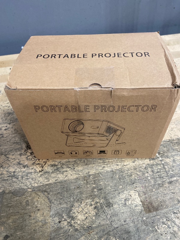 Photo 1 of [4K Support & Auto Focus] Projector with WiFi and Bluetooth, 4K 1080P Native Projector Keystone&Zoom, 20W Speaker, 180°Adjustable Portable Projector for Phone, Laptop, Bedroom, Outdoor