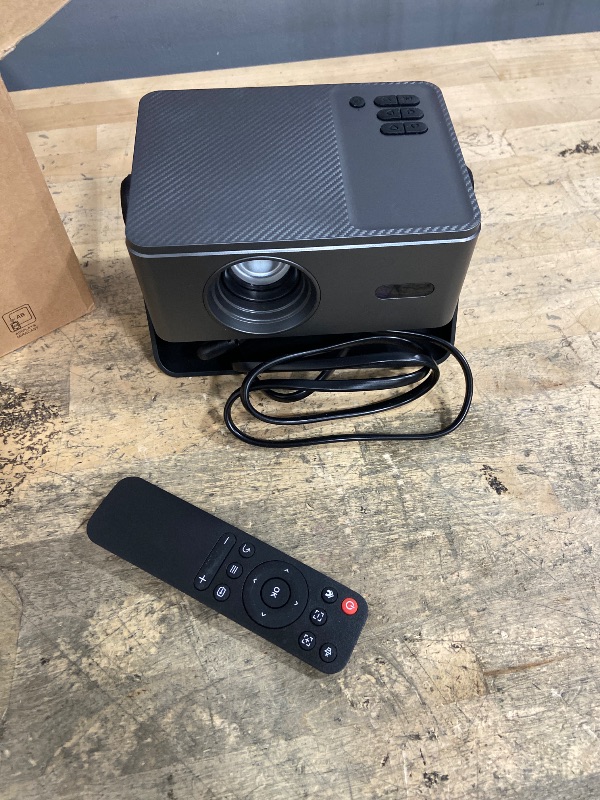 Photo 1 of [4K Support & Auto Focus] Projector with WiFi and Bluetooth, 4K 1080P Native Projector Keystone&Zoom, 20W Speaker, 180°Adjustable Portable Projector for Phone, Laptop, Bedroom, Outdoor