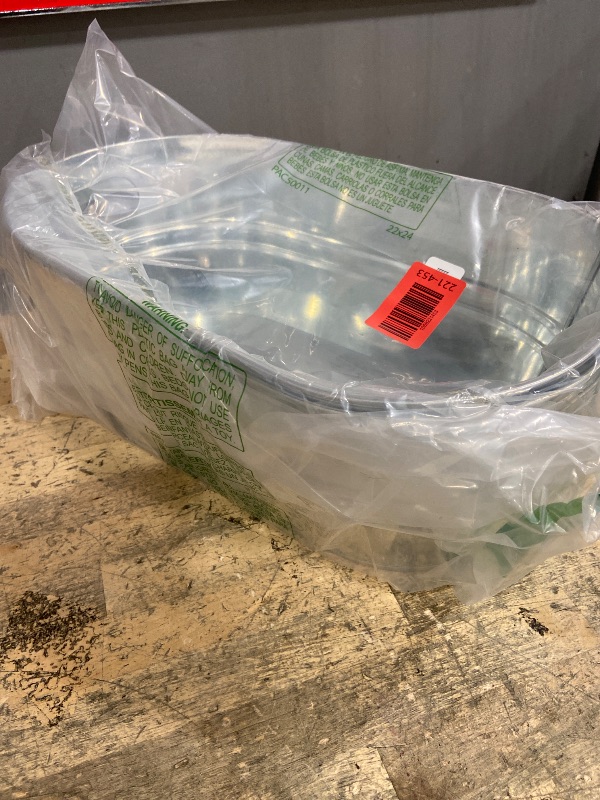 Photo 1 of 2 Pack Galvanized Ice Bucket 4 Gallon Galvanized Tub Ice Bucket for Parties Metal Beverage Buckets with Handles Wine Beer Champagne Vintage Buckets for Cocktails Mimosa Bar Supplies with Scoops