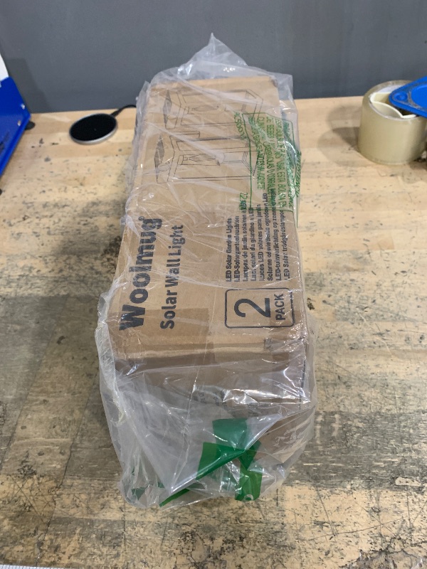 Photo 1 of [2 Pack] Solar Porch Lights Outdoor Motion Sensor, Solar Wall Lights with 2 Modes & Waterproof, Dusk to Dawn LED Outdoor Solar Lights for House, Exterior Front Porch Patio Fence Security Lamp