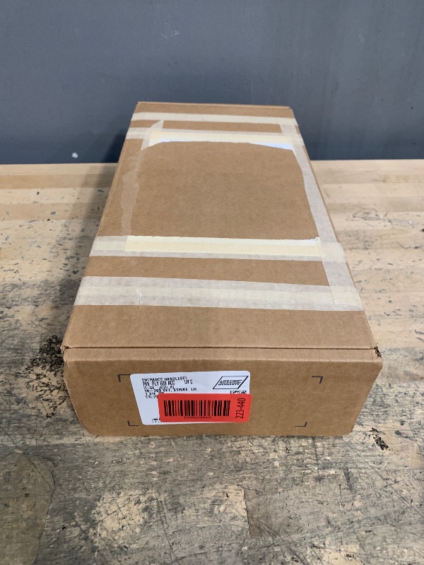 Photo 1 of ***UNKNOWN MISSING PARTS/DAMAGES*** SCHLAGE Plymouth Single Cylinder Handleset and Left Hand Accent Lever, Antique Brass (F60 PLY 609 Acc LH) Large