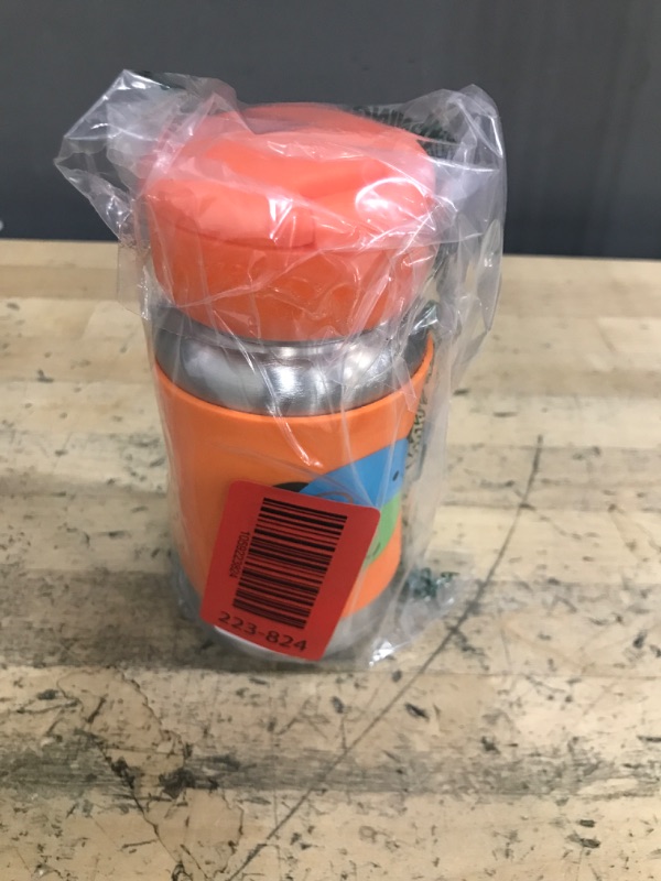 Photo 1 of **MISSING CARRYING STRAP** Skip Hop Toddler Sippy Cup with Straw, Zoo Stainless Steel Straw Bottle, Dog, 12 Oz