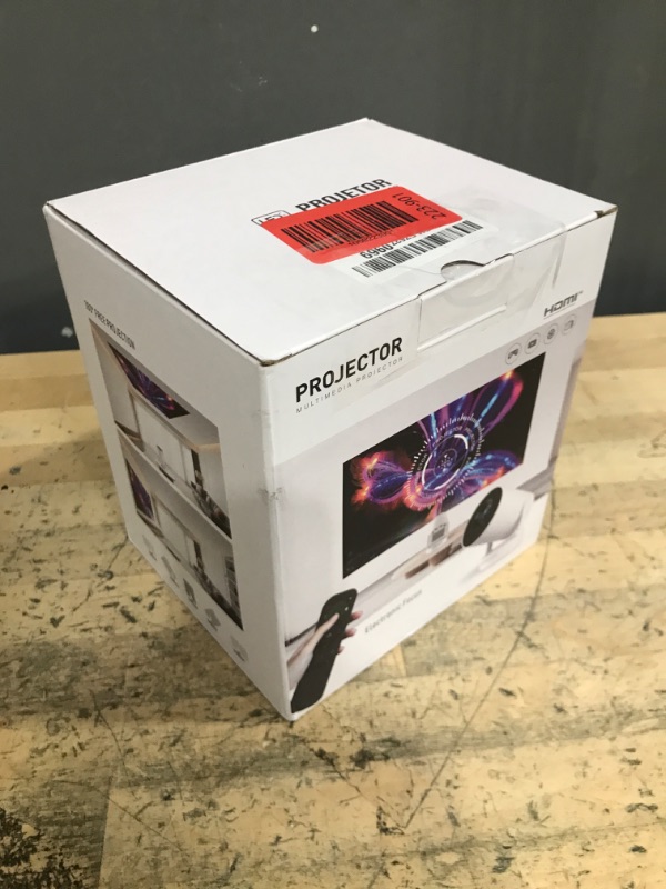 Photo 1 of ?Electric Focus?Mini Portable Projector with 4K Support, Bluetooth 5.4 WIFI6, 5watt Sound Base Speaker, 260 ANSI, Android 11, 210° Rotation , Auto Keystone Correction Video Projector HY300 PLUS