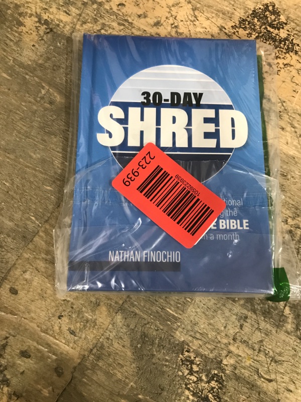 Photo 1 of 30-Day Shred: A Devotional for Reading the Entire Bible in a Month