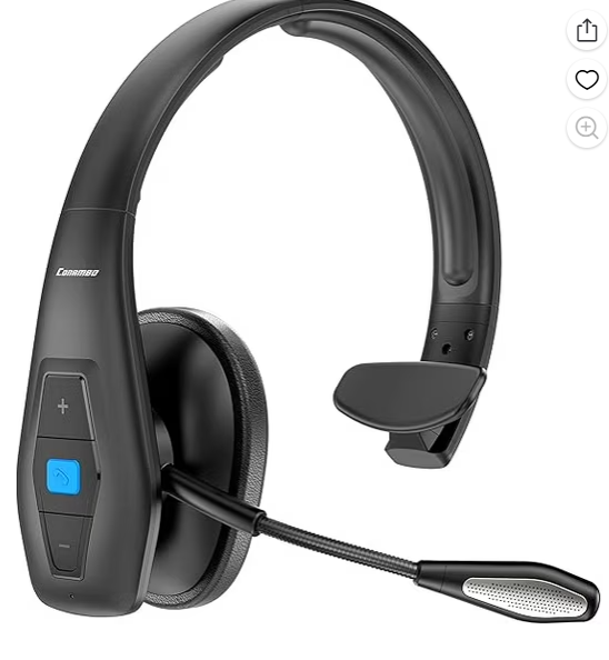 Photo 1 of ***ISSUES WITH CONNECTION**** Noise Cancelling Bluetooth Headset V5.1, 35Hrs HD Talktime CVC8.0 Dual Mic Hands-Free Wireless Headset, Bluetooth Headphones with Mute Button for Cell Phones Business Home Office Trucker